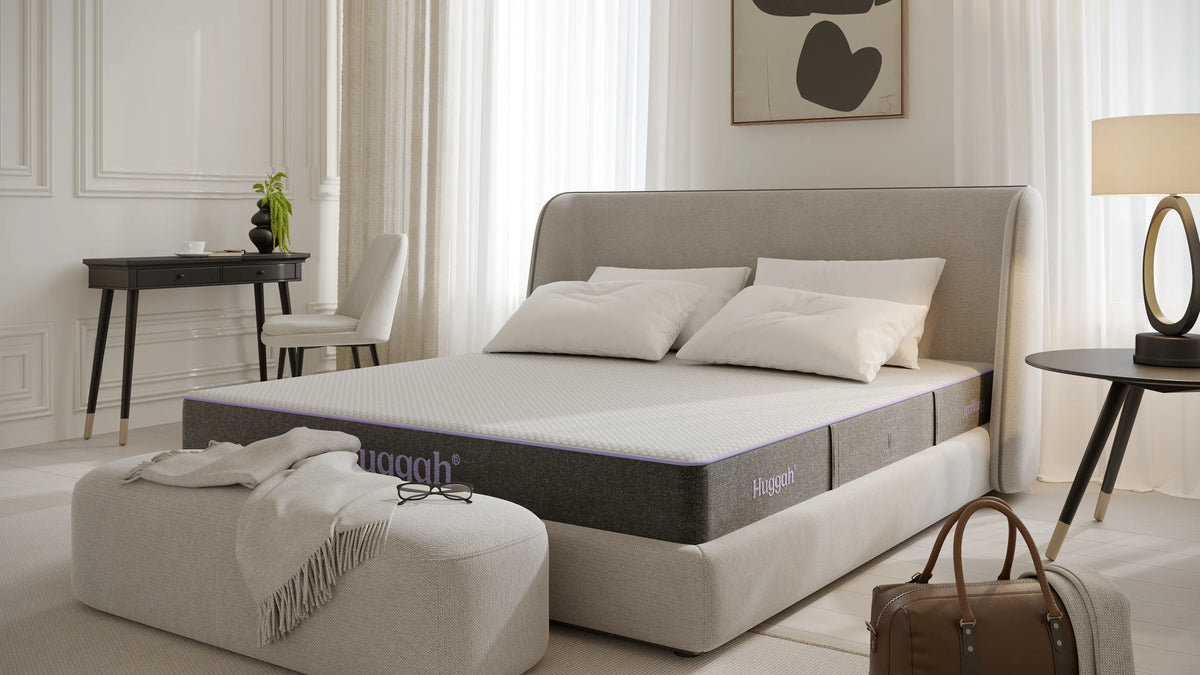 Huggah mattress hero render